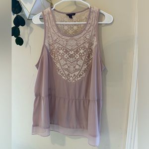 xl American eagle top light pink